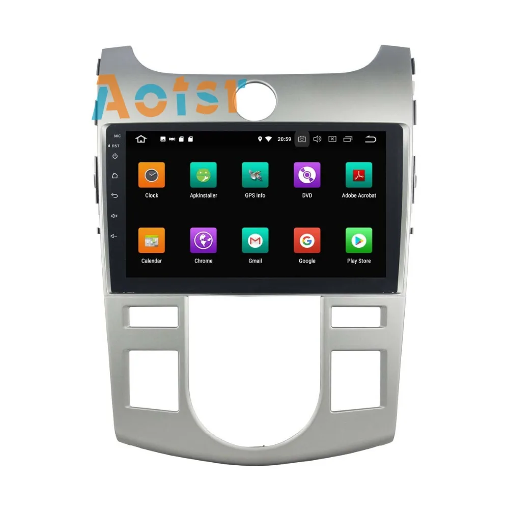 Perfect IPS Screen Android 8.0 Car multimedia dvd player head unit For KIA CERATO/FORTE 2008-2012 GPS Navigation radio autos tereo 4+32G 1