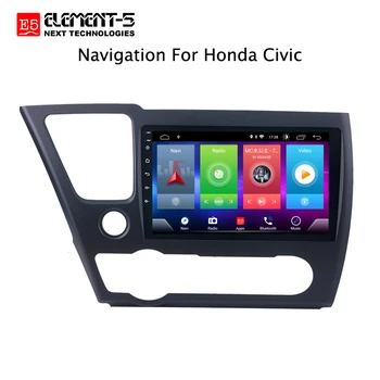 

Car Android 8.1 Multimedia Player for Honda Civic Oversea Version 2014-17 GPS Navigation Device bluetooth steering wheel control
