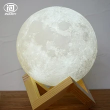 Светильник «Луна» 3D принты модели Настольные светильники креативный Луна светодиодный настольный светильник пары сувениры спальня кафе декор Освещение
