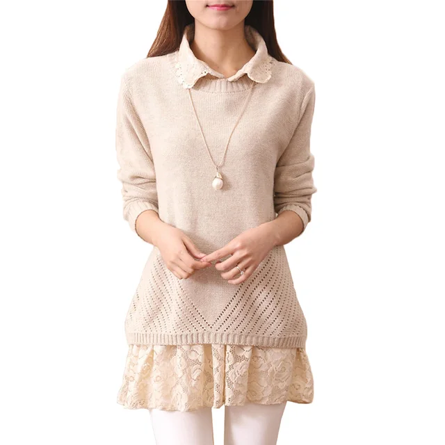 Best Price NEW Women Suit Autumn Winter Fashion Lace Vest Short Dress+Knit Pullover Sweater Tops Two-piece Suit Elegant Female Clothes A451 Best Price NEW Women Suit Autumn Winter Fashion Lace Vest Short Dress+Knit Pullover Sweater Tops Two-piece Suit Elegant Female Clothes A451