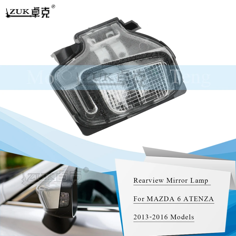 

ZUK Outer Rearview Mirror Lamp LED Turn Signal Flasher Indicator Light For MAZDA 6 ATENZA GJ1 2013 2014 2015 2016