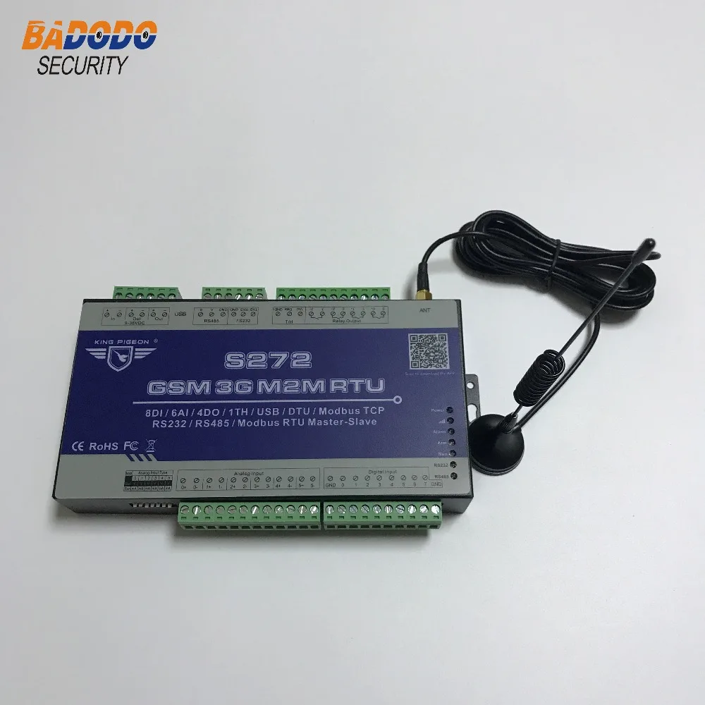 2G 3G 4G Modbus Rtu релейный регистратор данных S272 GSM контроллер с 8DIN 6AIN 4DO USB RS232 RS485 TCP/UDP