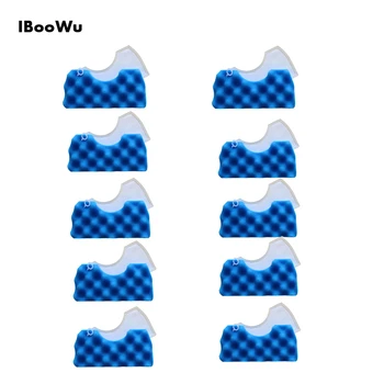 

IBooWu10Set Blue Sponge Filter White Cotton Hepa Filter for Samsung DJ97-01040C SC43 SC44 SC45 SC47 Series Vacuum Cleaner Parts