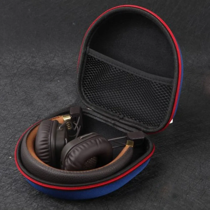 RACAHOO shockproof EVA Headphone Case Portable storage headset bag High Quality Earphone Accessories Zipper Box for Marshall 2