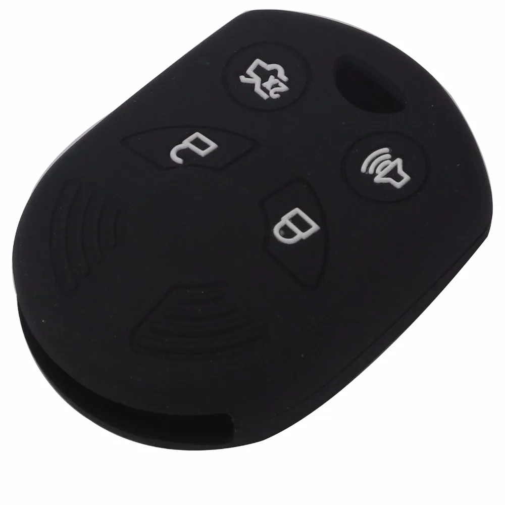 

Remote 4 Buttons Silicone Car Key Cover For Ford Mercury Mariner Lilan Lincoln Navigator MKX MKZ Edge Fusion Mustang