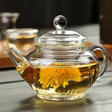 200 мл Стекло Чай горшок с фильтром тетера con filtro cristal Чёрный чай цветы китайский кунг-фу чайник