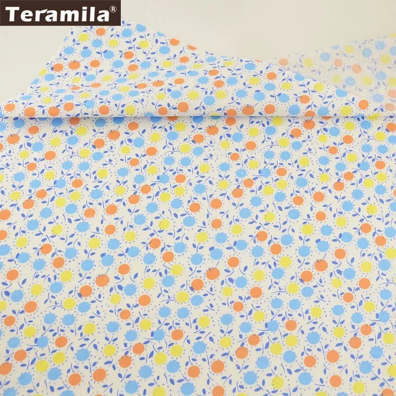 TERAMILA Telas хлопок лоскутное саржа синий цветочный ткань швейный материал DIY Tissu Coton 6 шт./40 см x 50 см Ткань для пэчворка - Цвет: 50cmx160cm