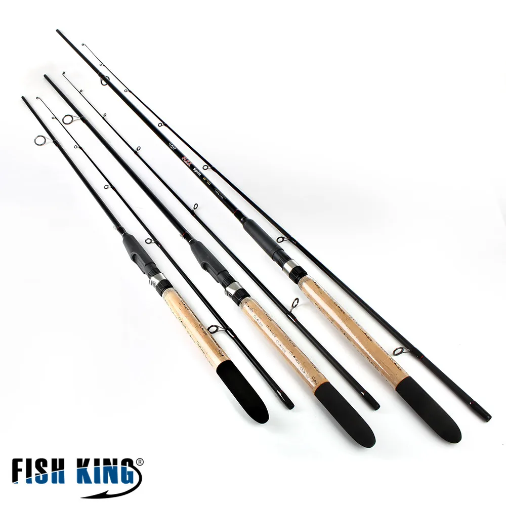 

FISH KING 99% Carbon 2.1m 2.4m 2.7m C.W 5-25G 2 Section Soft Bait Lure Spinning Rod Line Weight Carp Fishing Rod