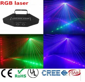 

6eyes scanning RGB laser light for DJ disco club stage effect light with vce control party disco light mass effect beam light
