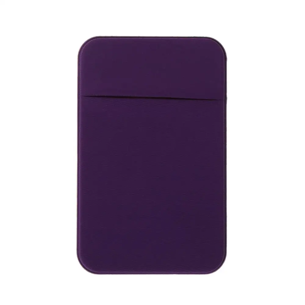 THINKTHENDO держатель для мобильного телефона с отделением для кредитных карт и карманом на клейкой основе эластичный инструмент для мужчин и женщин - Цвет: as picture shown