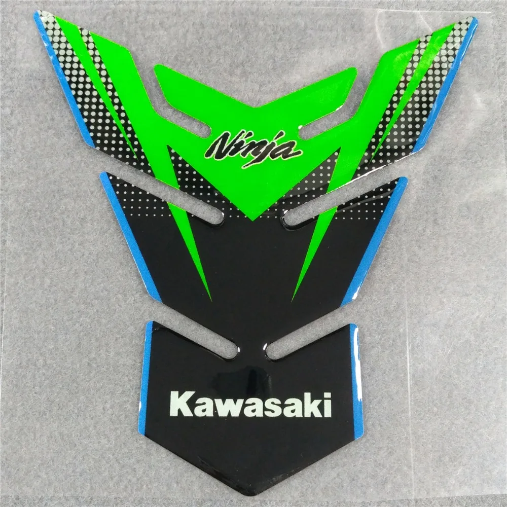 3D защитная накладка на бак мотоцикла Стикеры углерода пайки Черный для Kawasaki Ninja 400 250R 400R 250 650 H2 300 1000