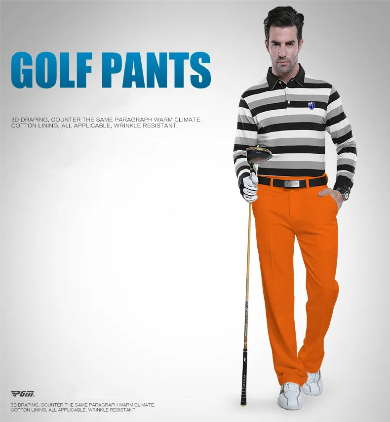 Мужские брюки для гольфа быстросохнущие водонепроницаемые спортивные цветные брюки для гольфа летние тонкие брюки для улицы для гольфа брендовые