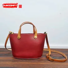 Новинка, оригинальные женские сумки ручной работы, кожзам, Ретро стиль, женская сумка на плечо, на молнии, сумки-мессенджеры