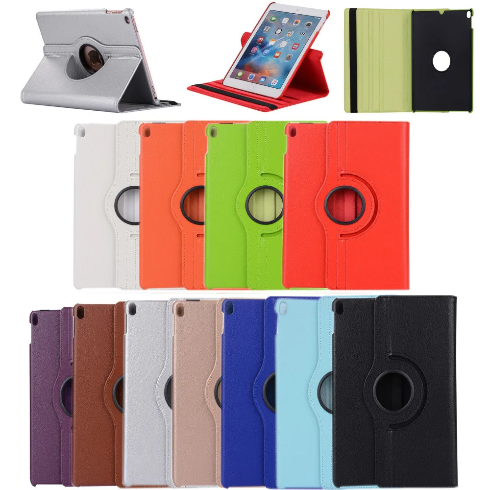

New Arrival! 11 Colors Simple PU Leather Case for Apple iPad mini 1/2/3 Tablets 360 Rotating Case Folding Stand Protective Cover