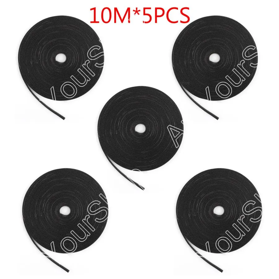 

Areyourshop Sale 5pcs 10m Timing Belt Open Rubber For 2GT 6mm Pulley 3D Printer CNC Printer Parts