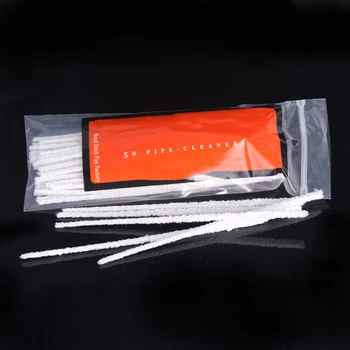 

50Pcs Intensive Cotton Stick Smoking Pipe Tool Cleaning Tool Tobacco Pipe Cleaners Hookah Narguile Tools Pipes Cleaning Article