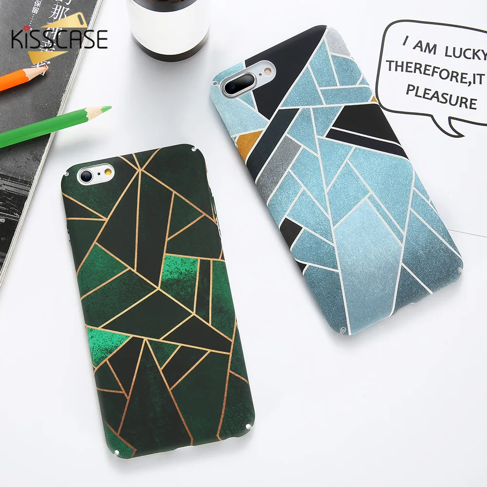 Kisscase чехол на айфон 7 Plus 8 плюс телефон Чехол роскошь абстракция мондриан