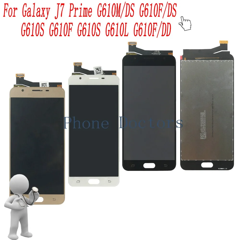 

5.5 '' Touch Screen Digitizer+ LCD Display Assembly For Samsung Galaxy J7 Prime G610M/DS G610F/DS G610S G610F G610 Free shipping