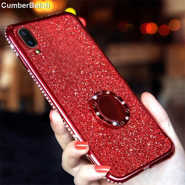 Best Price Luxury Plating TPU Bling Glitter Case For Huawei P20 Mate 10 Lite Pro Nova 3 3i 2S Diamond Silicone Case On Honor 9 stand Case