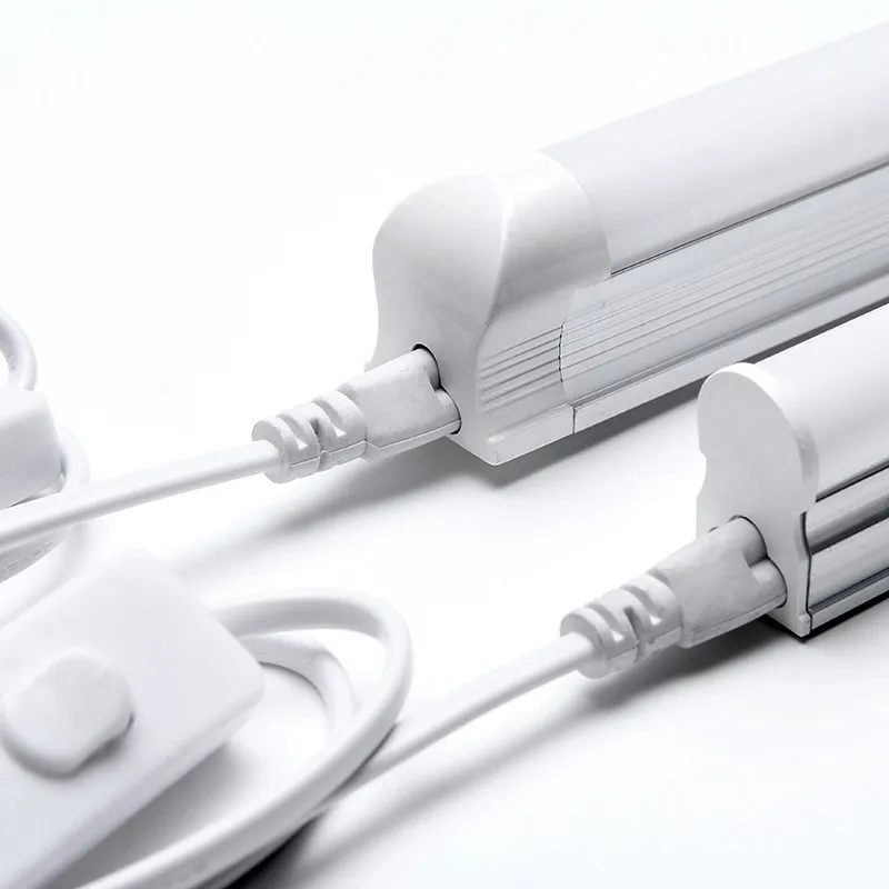 0707 T5 T8 LED Tube Wire Connector With Switch Power Cord Extension9