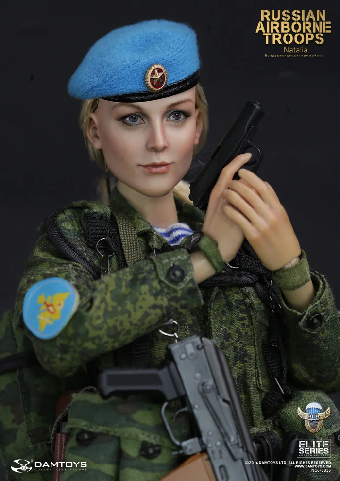 Русский ВДВ 1/6 женский солдат фигурка Модель Набор дам 78035 Наталия