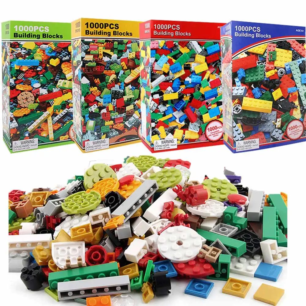 1000 Pieces Legoings City Building Blocks Kids DIY Creative Bricks Technic Brinquedos Building Toys for Children Christmas Gift