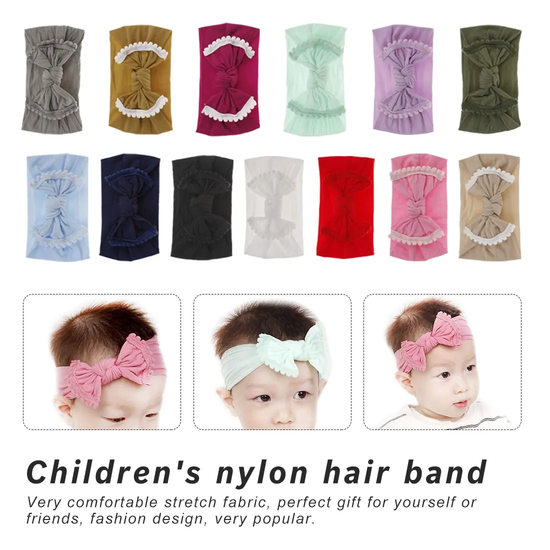 Baby bows Baby Headband For Girls Headwrap Flowers Turban Headwear Elastic Kids Hair Accessories baby head bands Baby bows Baby Headband For Girls Headwrap Flowers Turban Headwear Elastic Kids Hair Accessories baby head bands