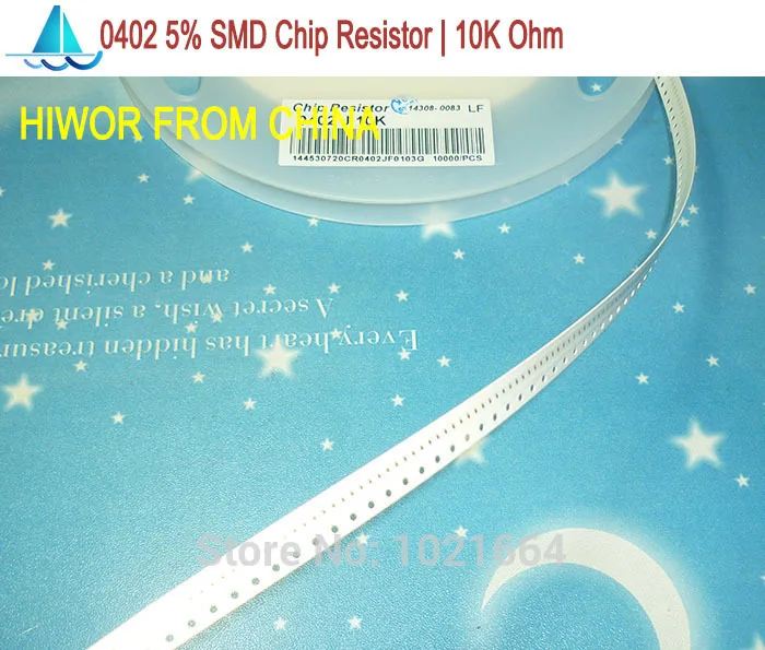 0402 5% 10K Ohm