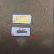 100 шт./лот SMD СВЕТОДИОДНЫЙ 7030 6V бусины холодный белый 1 Вт 70LM 160mA супер яркий для ТВ/ЖК-дисплей Backlihgt