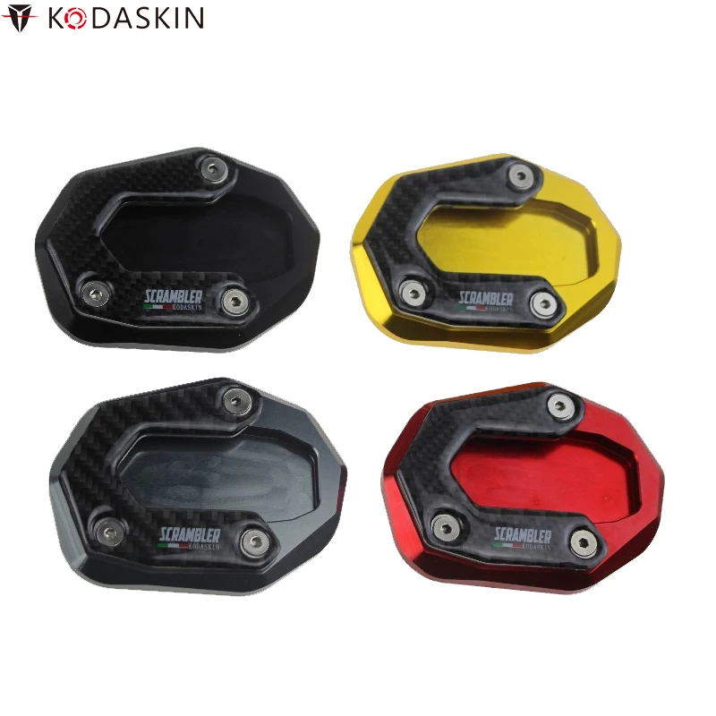 KODASKIN мотоцикл CNC алюминиевая боковая подставка увеличительная пластина