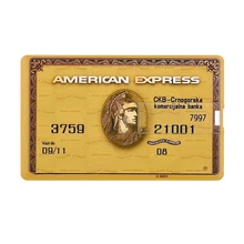 Американская Экспресс usb вспышка 4 ГБ 8 ГБ 16 ГБ 32 ГБ 64 ГБ 128 ГБ usb палка банк Кредитная карта USB флэш-накопитель супер тонкий Флешка