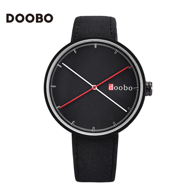 

DOOBO 2019 New Quartz-Watch Relogio Masculino Watches Men Relojes Montre Femme Homme Saat Sport Military Leather Watch