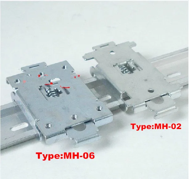 

1pcs free shipping MH-06 metal DIN rail mounting base , DIN rail mounting adapter