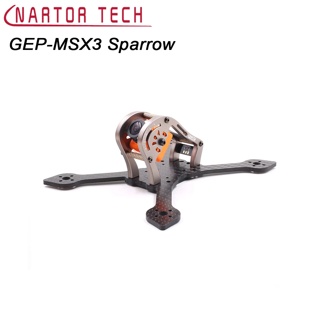 

GEPRC GEP-MSX3 Sparrow FPV Racing Frame For F3/F4/Naze32/CC3D RC Quadcopter 130 Frame Kit