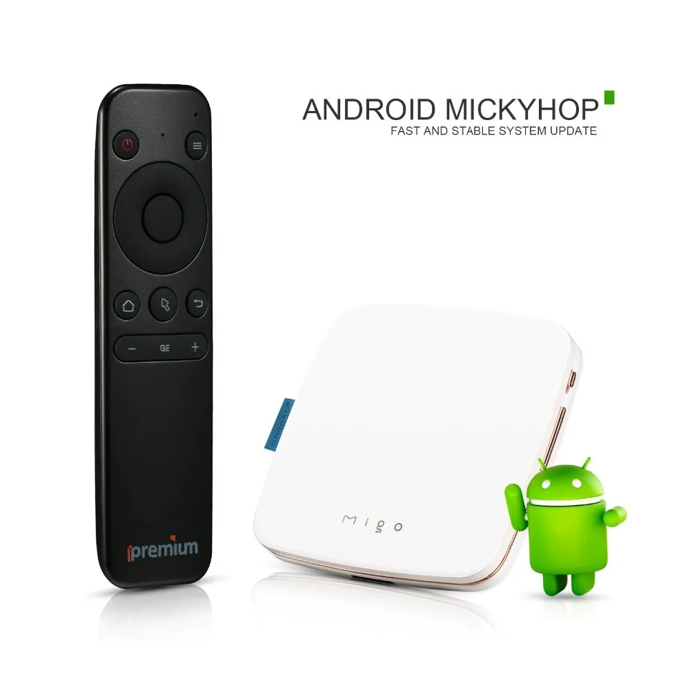 IPremium Migo+ Израиля арабскими Швеции IP ТВ подписка 5300 Live+ 3500VOD H.265 Wi-Fi BT4.0 4 ядра 2,0 Гц Android Smart ТВ коробка