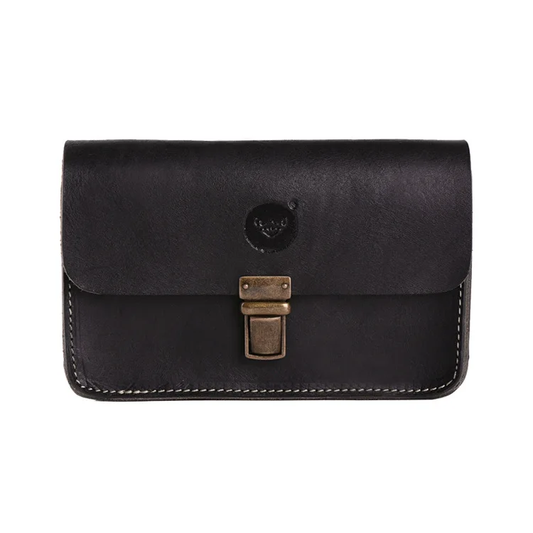 Vintage Crazy Horse Leather Purse New Apple 6PLUS mobile phone bag Men's pockets Waist bag #1195-3 Vintage Crazy Horse Leather Purse New Apple 6PLUS mobile phone bag Men's pockets Waist bag #1195-3