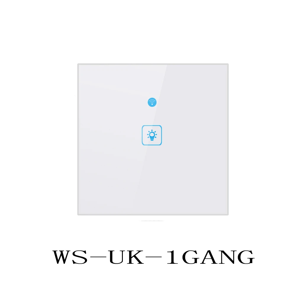 Ewelink EU/UK/US WiFi беспроводное приложение сенсорное управление настенный светильник переключатель времени 86/120 Тип умный дом автоматизация работа с Alexa - Комплект: WS-UK-1GANG