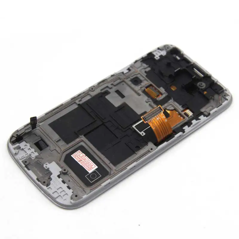 Запасные части с рамкой для samsung Galaxy S4 mini i9190 i9195 i9192 ЖК дисплей + 100% хорошо работает