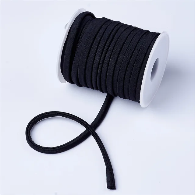 3mm Red Nylon Coated Round Elastic Cord Stretch Beading String Nylon  Exterior Rubber Interior Elastic Rope Trim Bracelet 10M - AliExpress