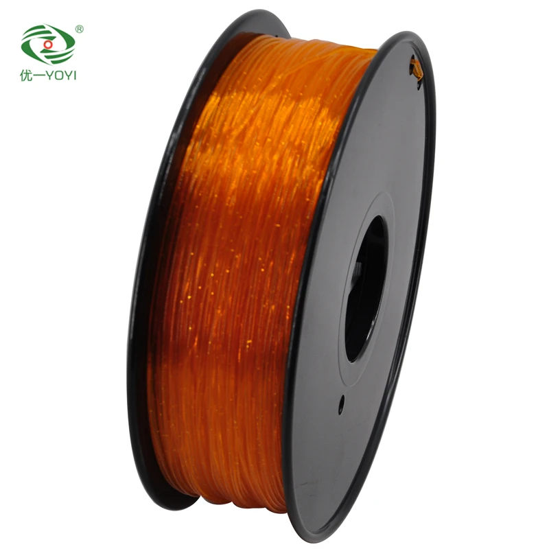 

YOYI 5 colors 1.75mm shiny ,glitter and cool twinking PLA 3D Printer filament 1kg /Spool