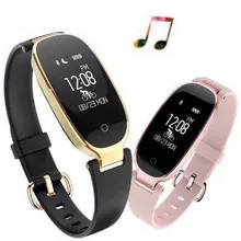 Fitness Tracker Women Smart Watch S3 Fitness Bracelet Heart Rate Smart Band Fitness Tracker Smart Wristband PK Mi Band kinyo 2018 wristband 24 hours heart rate smart bracelet fitness tracker 0 66 inch big screen smart band male pk xiomi mi band 3