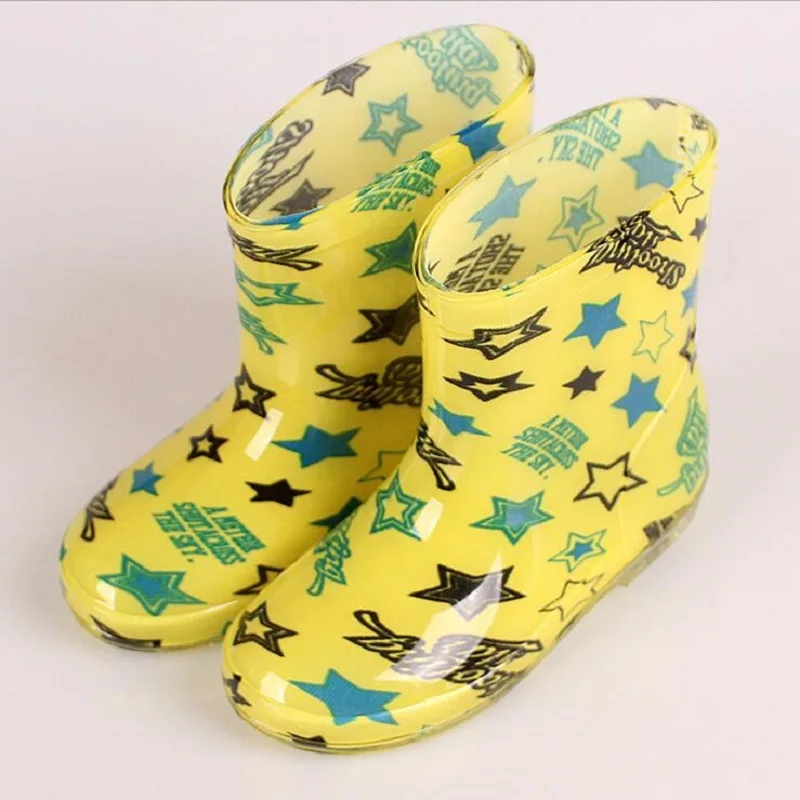 Водонепроницаемые детские резиновые сапоги мягкая детская обувь резиновые сапоги для мальчиков и девочек красочные детские резиновые сапоги