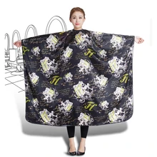 Богатые слои Художественная печать накидка для парикмахерского салона ткань для стрижки мантия для укладки волос завивка фартук для окраски волос инструмент для укладки UN820