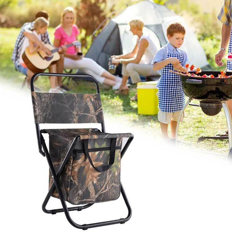

Portable Chair Seat Ultra Light Foldable for Outdoor Fishing Camping BB55