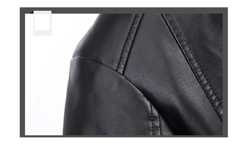 mens jacket leather black