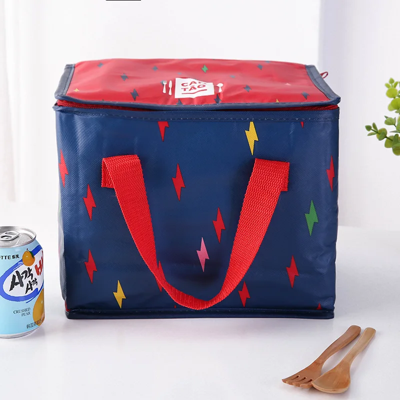 small thermal bag picnic Lunch box Insulated Ice pack portable Cooler
