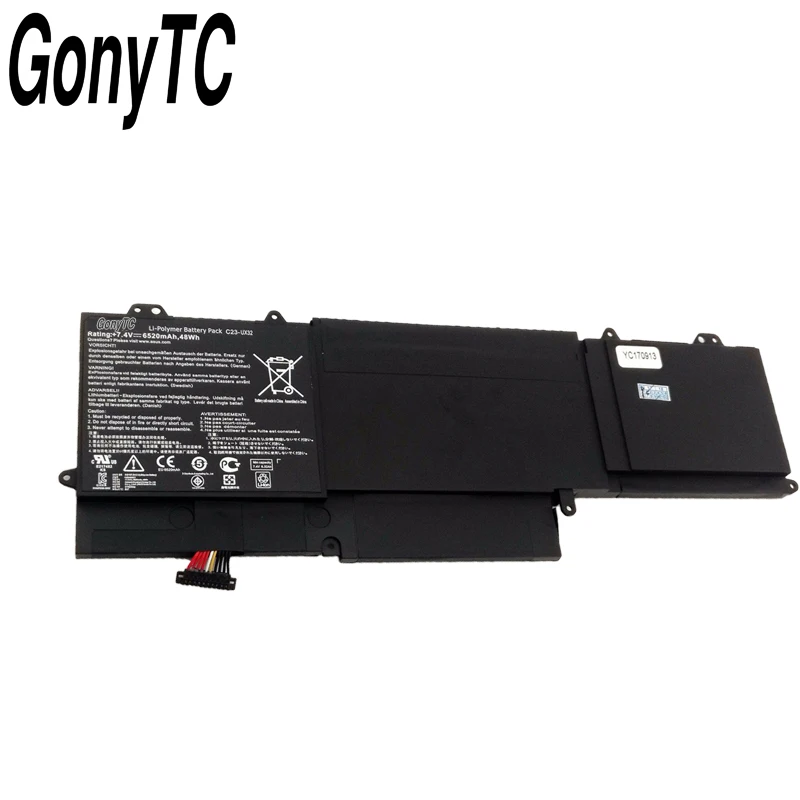 Original New C23-UX32 Laptop Battery for ASUS VivoBook U38N U38N-C4004H ZenBook UX32 UX32A UX32VD UX32LA 7.4V 6520mAh Genuine Original New C23-UX32 Laptop Battery for ASUS VivoBook U38N U38N-C4004H ZenBook UX32 UX32A UX32VD UX32LA 7.4V 6520mAh Genuine