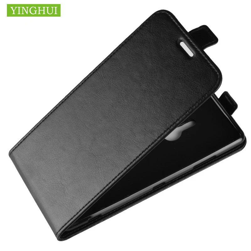 

For Sony Xperia XZ3 6.0" Retro Leather + Silicone Magnetic Vertical Flip Case For Sony Xperia XZ3 Cover Phone Bag