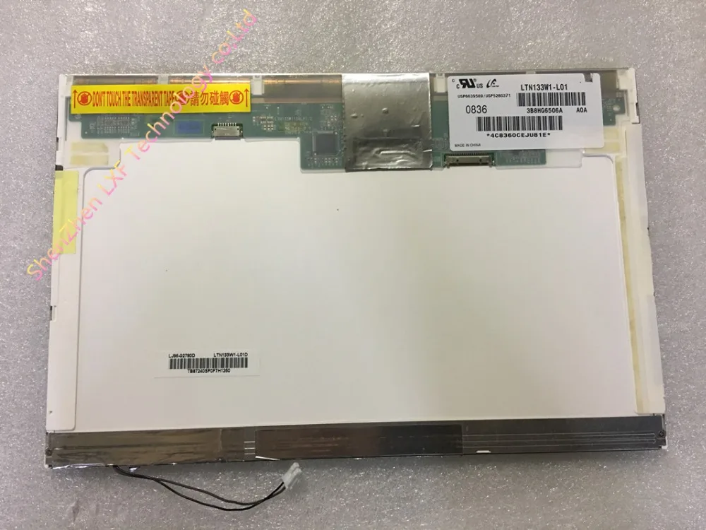  13.3 INCH LCD matrix LP133WX1 LTN133W1-L01 LTN133AT08 B133EW01 N133I7-L01 20PIN For Macbook A1181 N