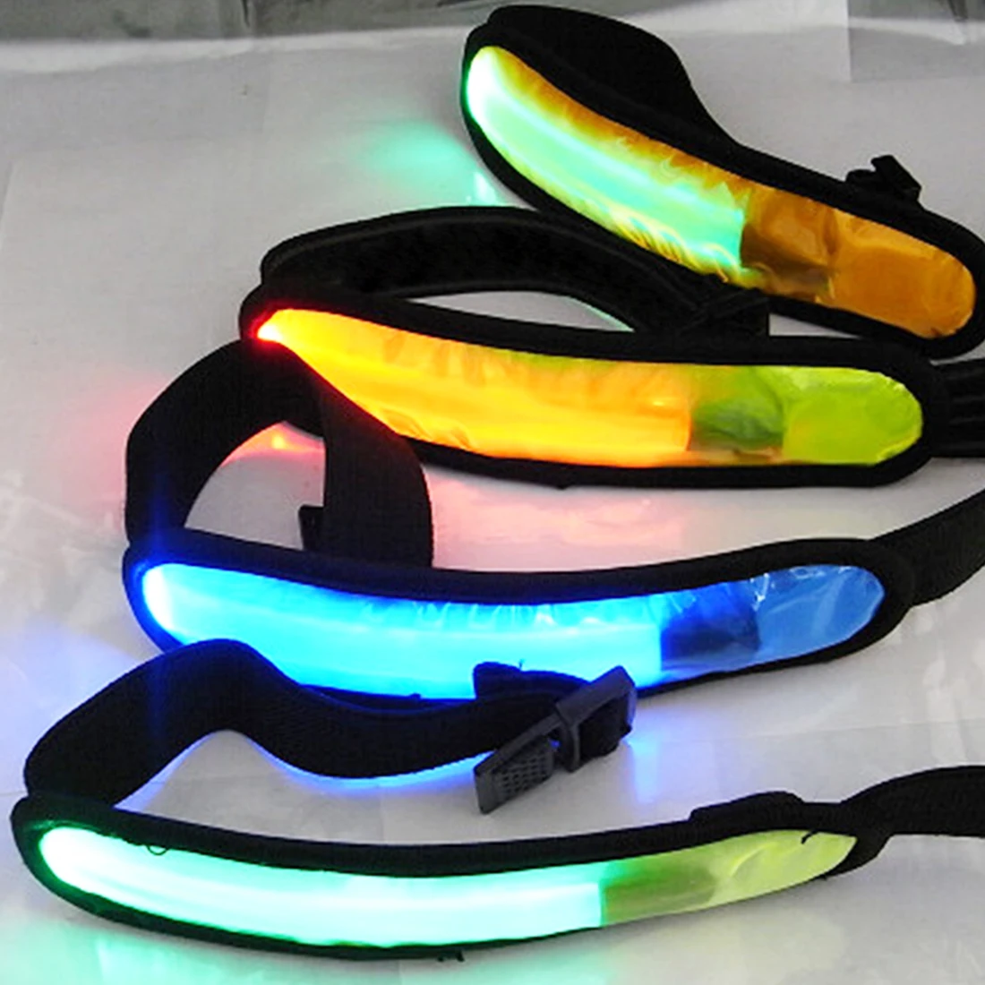 Sale 2019 Riding Bike Bicycle Party Glowing Band Outdoor Sports Night Running Light Safety Jogging Arm Leg Cycling Portable Wristband 2